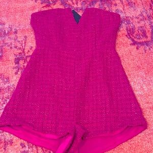 Impeccable pig pink romper!!